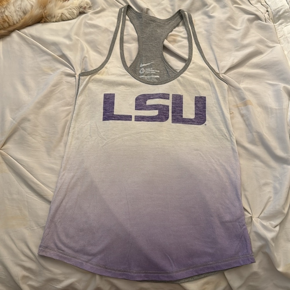 LSU Tigers Nike Athletic Tank Top